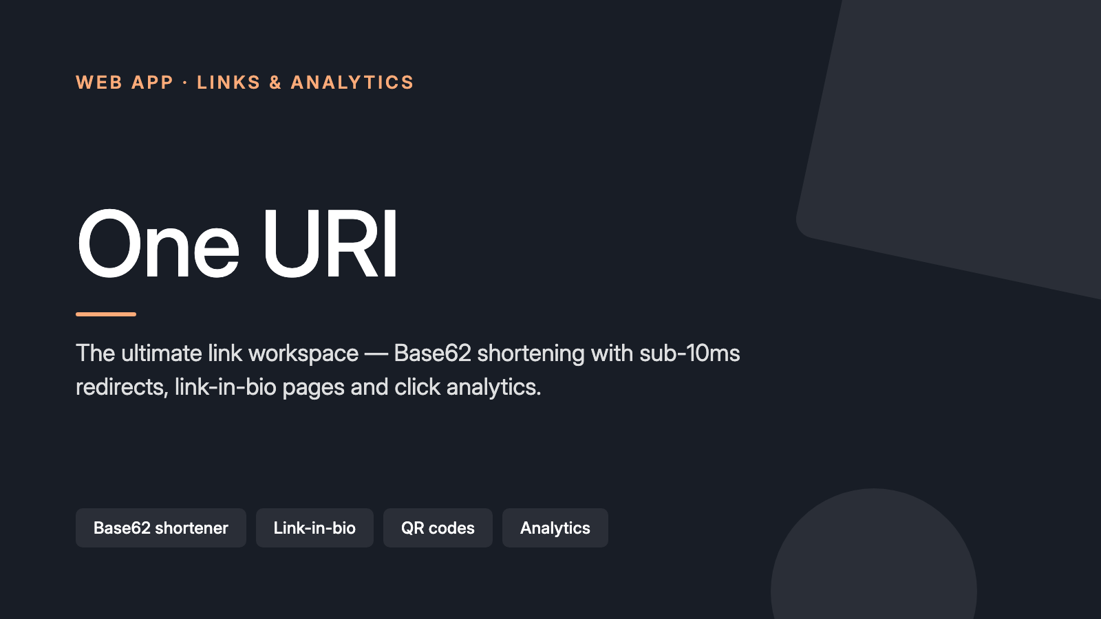 One URI — the ultimate link workspace